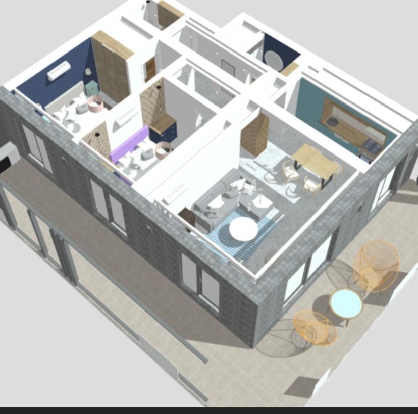 Апартаменты Royal Sea View Design Promenada 3 Нэводари Экстерьер фото